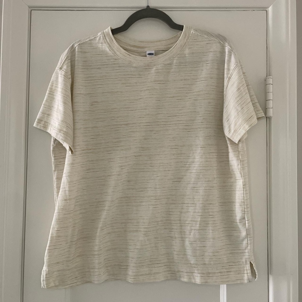 Heathered Cream, Yellow and Gold Tee